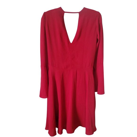 Sam Edelman Womens Double-V  Keyhole Short Mini Dress- US 8 - Picture 2 of 10